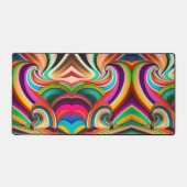 Bonnaroo Abstract Art Desk Mat – Vibrant Festival (Voorkant)