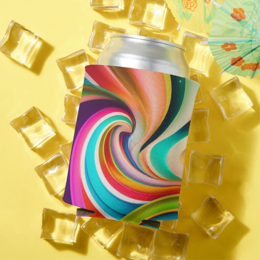 Bonnaroo abstracte kunst blikjeskoeler (Insitu Zomer)
