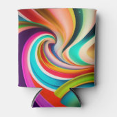Bonnaroo abstracte kunst blikjeskoeler (Voorkant)