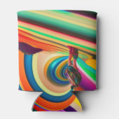 Bonnaroo abstracte kunst blikjeskoeler (Achterkant)