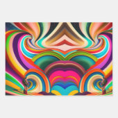 Bonnaroo abstracte kunst inpakpapier vel (Voorkant)