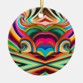 Bonnaroo abstracte kunst keramisch ornament (Voorkant)