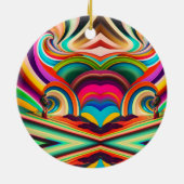 Bonnaroo abstracte kunst keramisch ornament (Achterkant)