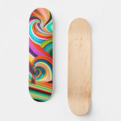 Bonnaroo abstracte kunst persoonlijk skateboard (Voorkant)