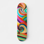 Bonnaroo abstracte kunst persoonlijk skateboard (Voorkant)
