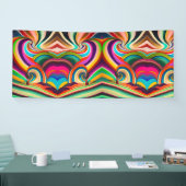 Bonnaroo abstracte kunst spandoek (Beurs)