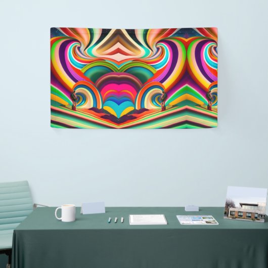 Bonnaroo abstracte kunst spandoek (Beurs)