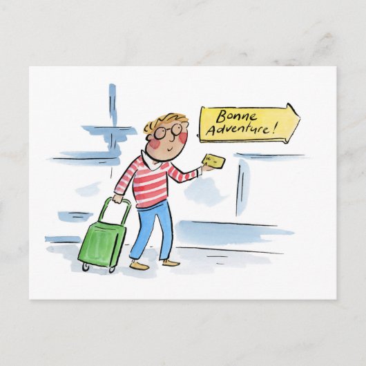 Bonne Adventure Briefkaart (Voorkant)