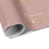 Bonne Année 2026 Elegant Wrapping Paper Cadeaupapier (Rol Hoek)