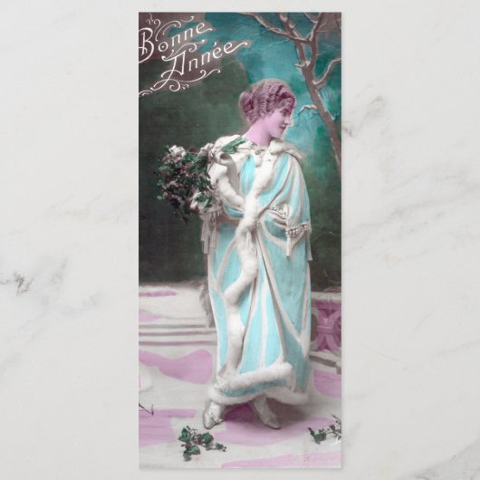 Bonne Annee Bladwijzer Menu (Achterkant)