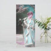 Bonne Annee Bladwijzer Menu (Staand voorkant)