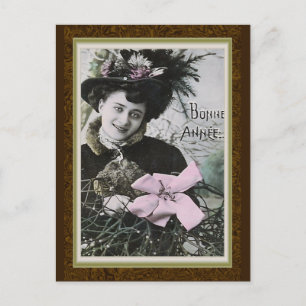 "Bonne Annee"  Franse nieuwjaarskaart Feestdagenkaart