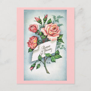 Bonne Annee, Franse Nieuwjaarskaart Feestdagenkaart