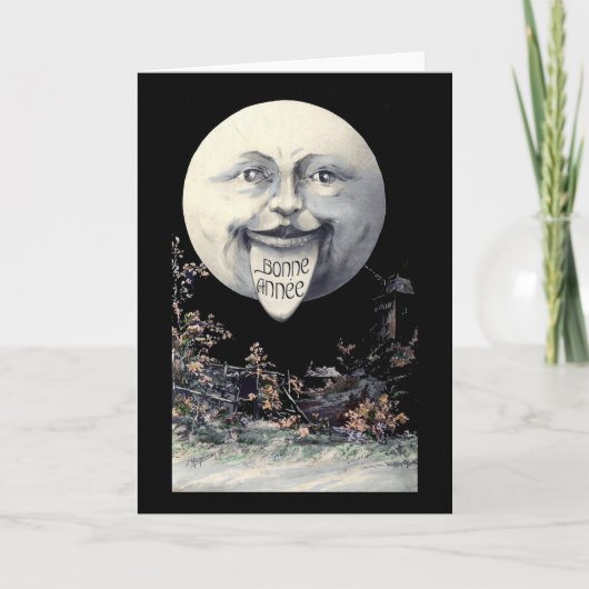 Bonne Annee -- Gelukkig Nieuwjaar Feestdagen Kaart (Voorkant)