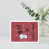 Bonne Année Ma Belle/ Gelukkig Nieuwjaar Briefkaart (Staand voorkant)