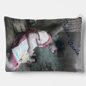 Bonne Année  meisje met pop Etui (Achterkant)