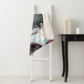 Bonne Année  meisje met pop Sherpa Deken (In situ)