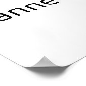 Bonne année - minimalistic typography poster (Hoek)