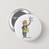 Bonne Annee Ronde Button 5,7 Cm (Voorkant /achterkant)