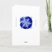 Bonne Annee - sneeuwvlok - 2025 Vakantie Kaart (Achterkant)