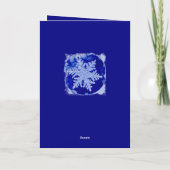 Bonne Annee - sneeuwvlok - 2025 Vakantie Kaart (Achterkant)