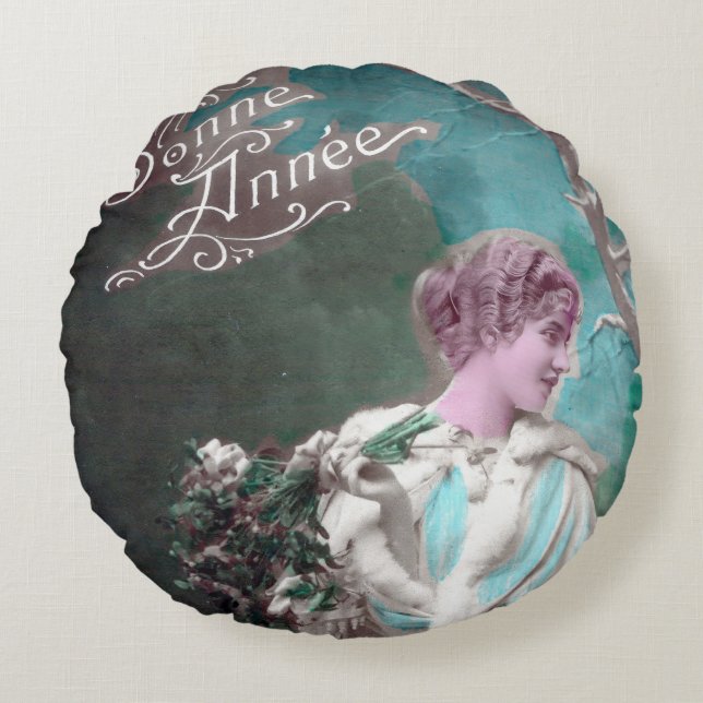 Bonne Anner Rond Kussen (Voorkant)