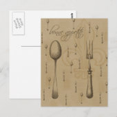 Bonne Appetite Briefkaart (Voorkant / Achterkant)