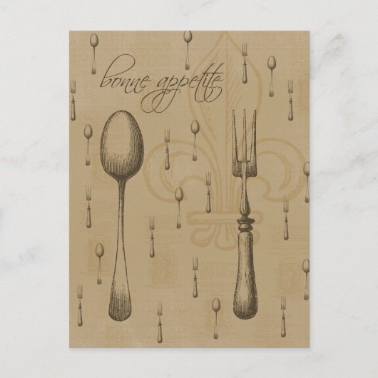 Bonne Appetite Briefkaart (Voorkant)