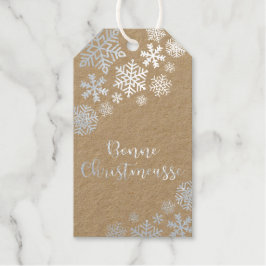 Bonne Christmeusse, Cajun Kerstmis, Elegant Cadeaulabels