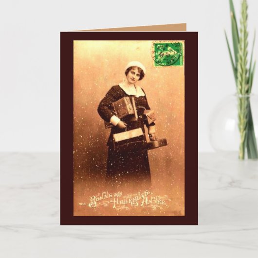 Bonne et Heureuse Annee Card Kaart (Voorkant)