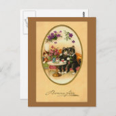 Bonne Fete Briefkaart (Voorkant / Achterkant)