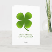 Bonne Fete / Happy Holiday -  Kaart (Achterkant)