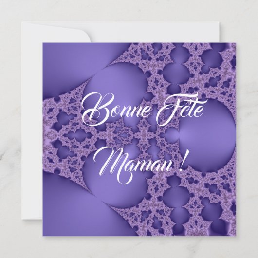 Bonne fête Maman, fractalmus Kaart (Voorkant)