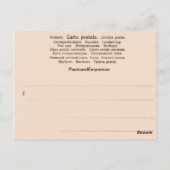 Bonne Fete Maman,  Franse Moederdag Briefkaart (Achterkant)