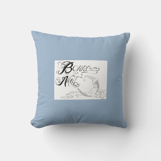 Bonne Nuit Nursery Pillow Kussen (Voorkant)