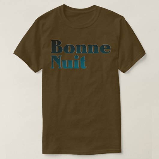 Bonne Nuit T-shirt (Design voorkant)