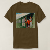 Bonne Voyage vintage poster T-shirt (Design voorkant)