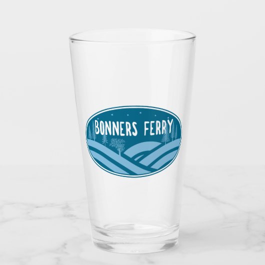 Bonners Ferry Idaho Buitenshuis Glas (Voorkant)