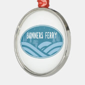 Bonners Ferry Idaho Buitenshuis Metalen Ornament (Links)