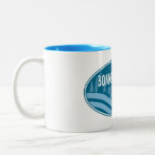 Bonners Ferry Idaho Buitenshuis Tweekleurige Koffiemok (Links)