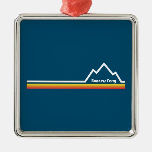 Bonners Ferry Idaho Metalen Ornament (Voorkant)