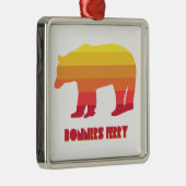 Bonners Ferry Idaho Rainbow Beer Metalen Ornament (Rechts)