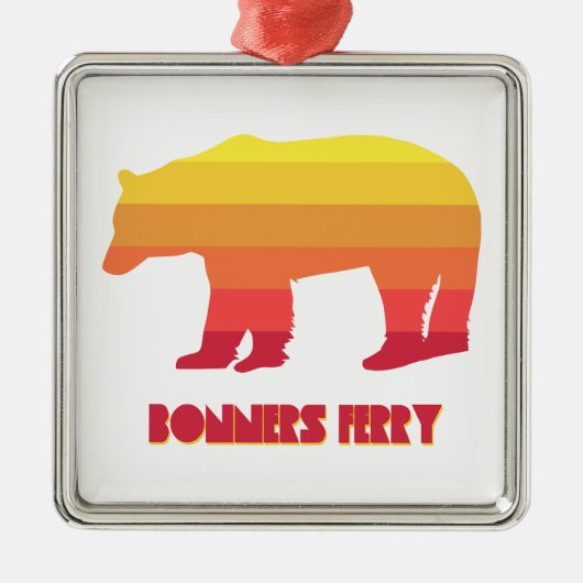 Bonners Ferry Idaho Rainbow Beer Metalen Ornament (Voorkant)