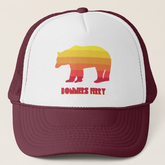 Bonners Ferry Idaho Rainbow Beer Trucker Pet (Voorkant)