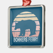Bonners Ferry Idaho Retro Beer Metalen Ornament (Links)