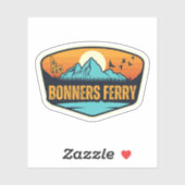 Bonners Ferry, Idaho Sticker (Vel)
