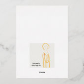 Bonnes Vacances Folie Feestdagenkaart (Achterkant)