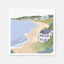 Bonnet Shores | Rhode Island Strand Watercolor