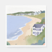 Bonnet Shores | Rhode Island Strand Watercolor