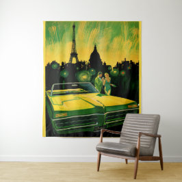 Bonneville converteerbaar in 1960 wandkleed